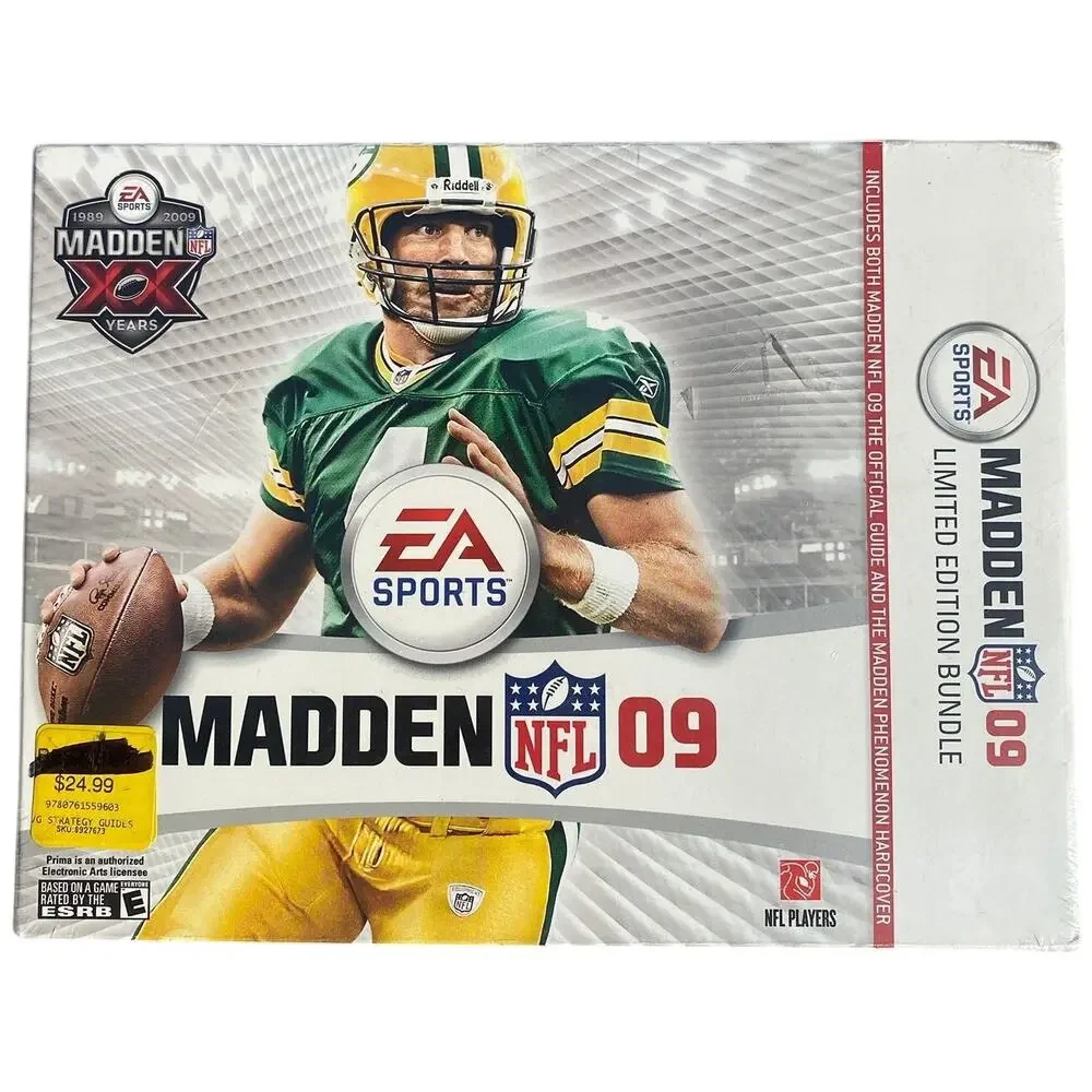 Madden 2009 NFL EA Sports Hardback/Guide Book Mojo Media Limited Edition Bundle - Picture 1 of 2